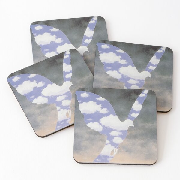 Item preview, rené magritte Merging Lightness and Symbolism art and gift for sales designed and sold by EditorArt.