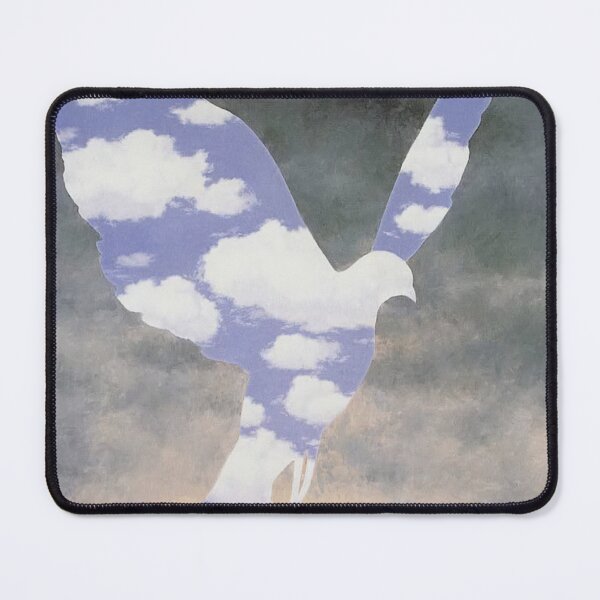 Item preview, rené magritte Merging Lightness and Symbolism art and gift for sales designed and sold by EditorArt.