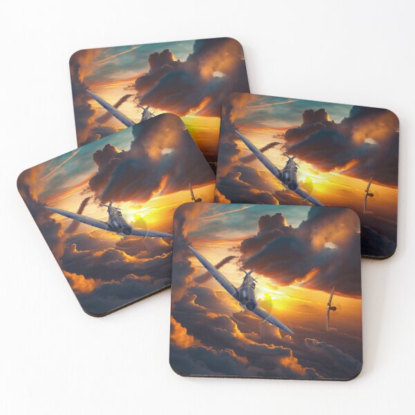 Item preview, Spitfire Aircraft in the Sunset Aircraft art designed and sold by CoolCarVideos.