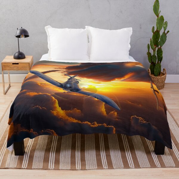 Vista previa del artículo con la obra «Aviones Spitfire al atardecer Arte aeronáutico», diseñado y vendido por CoolCarVideos.