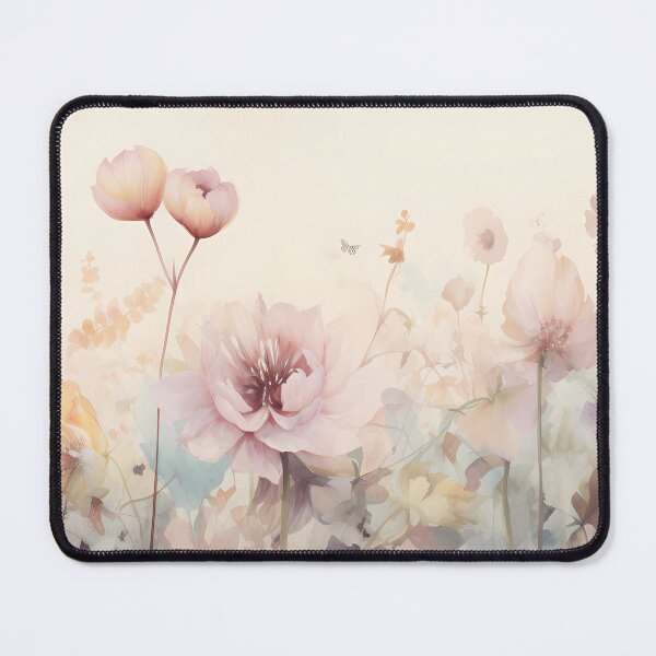 Item preview, Minimalism pastel flowers in the garden designed and sold by tropicaltee.