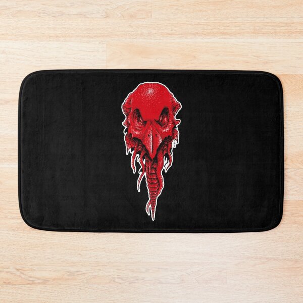 Item preview, Red Monster Tattoo Style Illustration designed and sold by Kamil Kowalski.