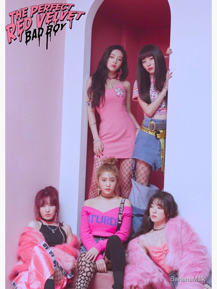 "Red Velvet Bad Boy" Poster for Sale by BananaMillk Redbubble