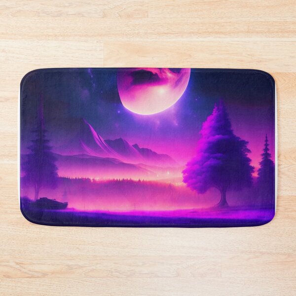 Item preview, Beautiful Purple Starry Night designed and sold by WhimsyRealm.