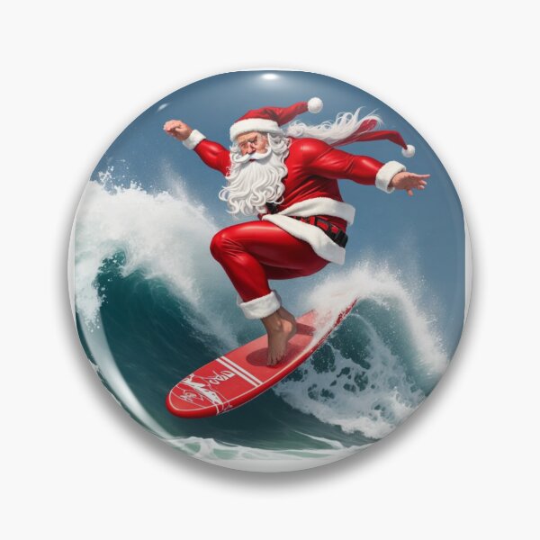 Item preview, Surfs Up Santa! designed and sold by IndigoPixa.