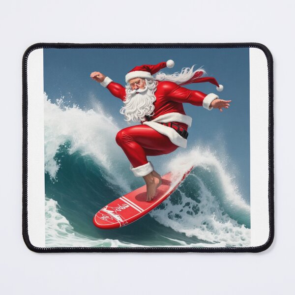 Item preview, Surfs Up Santa! designed and sold by IndigoPixa.
