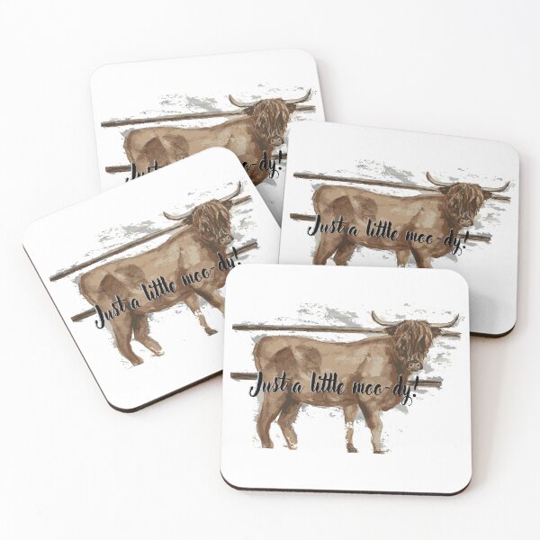 Item preview, Just a little moo-dy! designed and sold by KArtyste.
