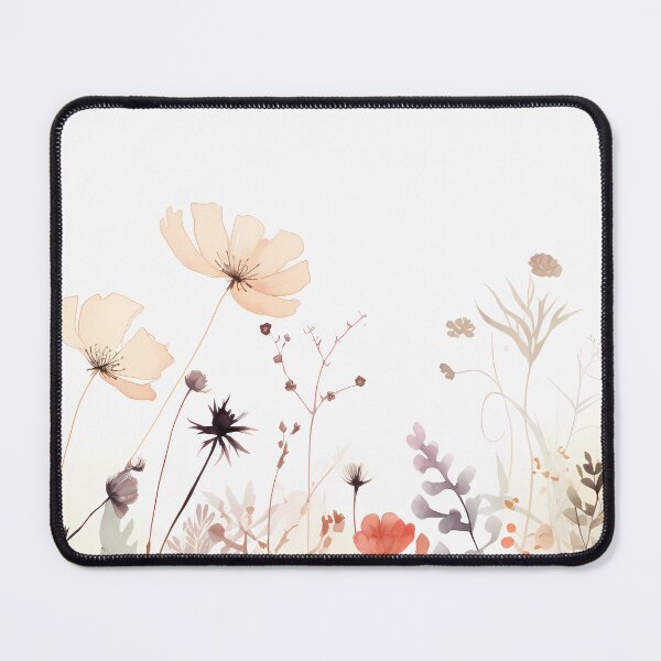 Item preview, Minimalism pastel flowers in the garden designed and sold by tropicaltee.