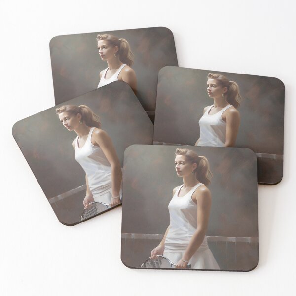 Item preview, A Tennis Player In A Court designed and sold by alacaz.