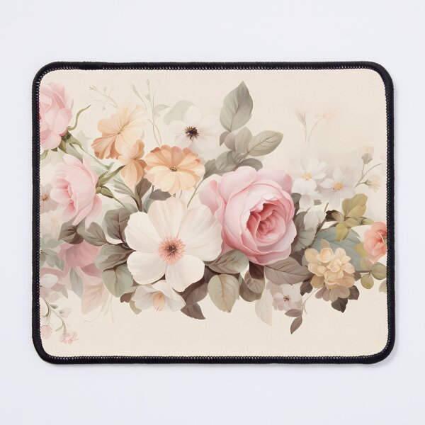 Item preview, Minimalism pastel flowers in the garden designed and sold by tropicaltee.