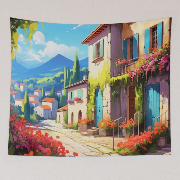 Item preview, A village in Tuscany  designed and sold by RedCosmos-.