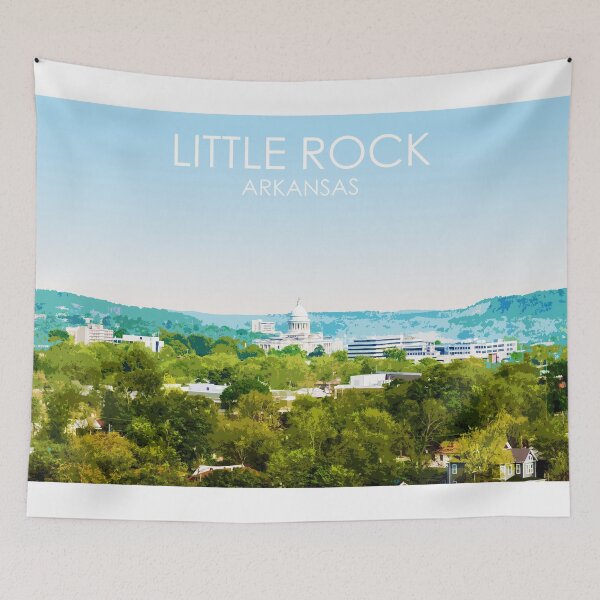 Item preview, Little Rock, Arkansas, USA, Print designed and sold by summattodraw.