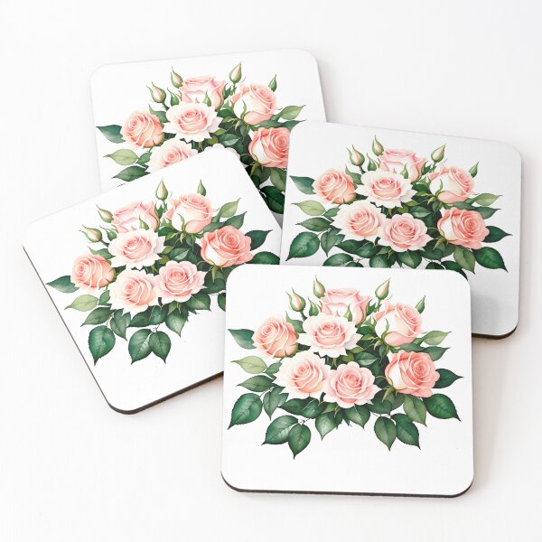 Item preview, Watercolor painting of roses designed and sold by Harmonysens.