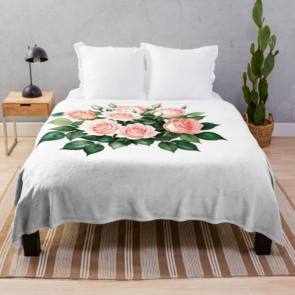 Item preview, Watercolor painting of roses designed and sold by Harmonysens.