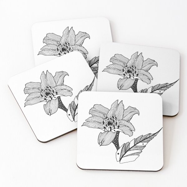 Item preview, Black flower designed and sold by Harinedzumi.