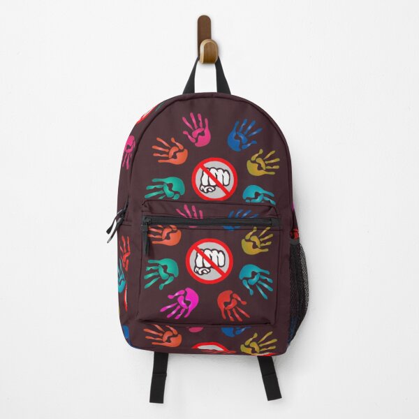 Item preview, Open hands in non-violent colors prohibition on use of fists designed and sold by JaroDesign2023.
