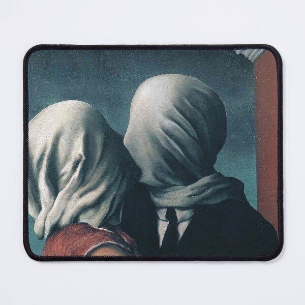 Item preview, rené magritte Merging Lightness and Symbolism art and gift for sales designed and sold by EditorArt.