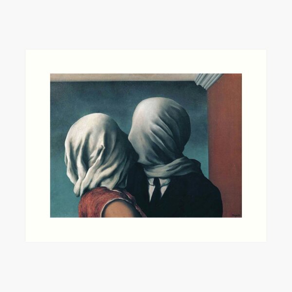 Item preview, rené magritte Merging Lightness and Symbolism art and gift for sales designed and sold by EditorArt.