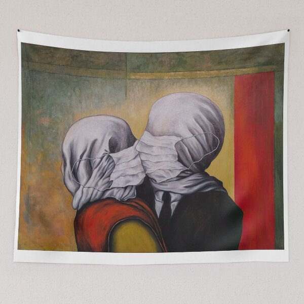 Item preview, rené magritte Merging Lightness and Symbolism art and gift for sales designed and sold by EditorArt.