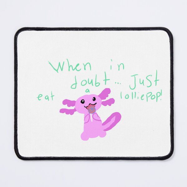 Item preview, Kandy the lollipop eating Axolotl designed and sold by AxolotlQueen.