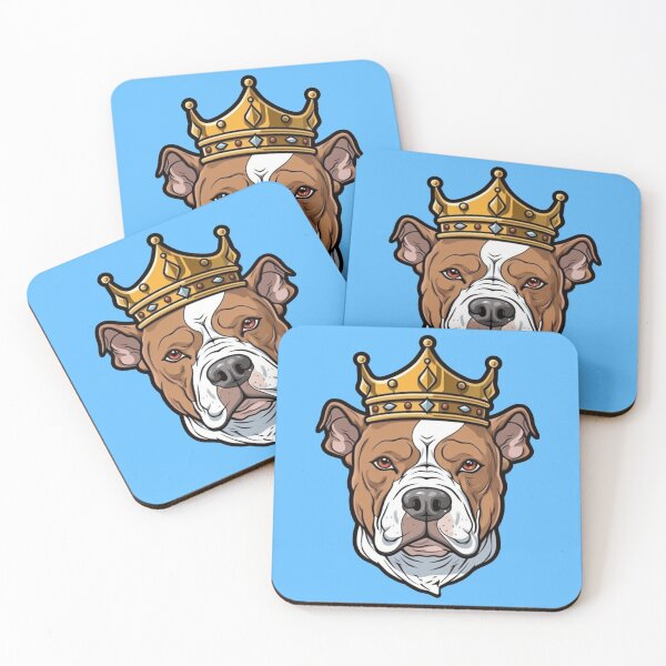 Item preview, Pitbull dog with crown designed and sold by CodyGistWasHere.