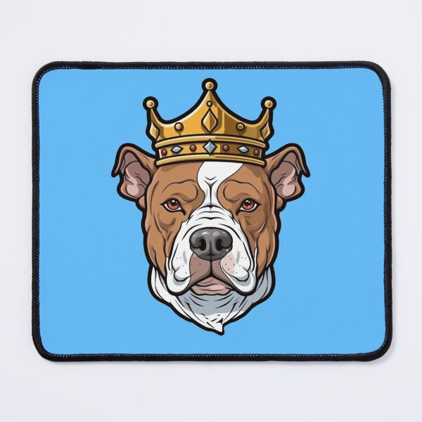Item preview, Pitbull dog with crown designed and sold by CodyGistWasHere.