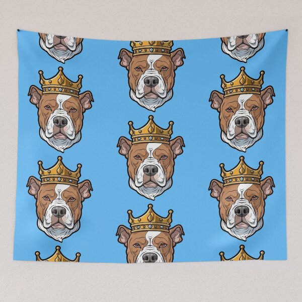 Item preview, Pitbull dog with crown designed and sold by CodyGistWasHere.