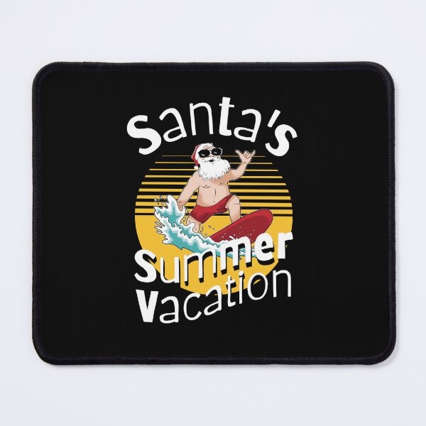Item preview, Santa's Summer Vacation Surfer Surfing designed and sold by Betsytiptoe.