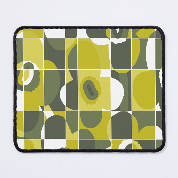 Item preview, Iconic Retro Scandinavian Flowers in Gradient Green designed and sold by Deutschic.