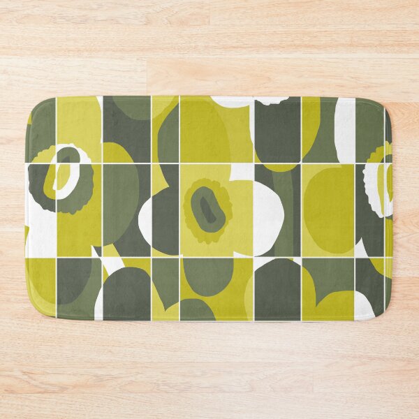 Item preview, Iconic Retro Scandinavian Flowers in Gradient Green designed and sold by Deutschic.