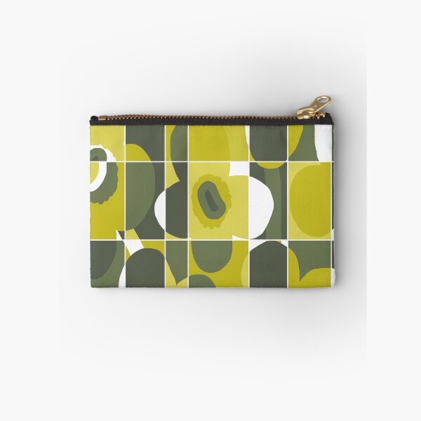 Item preview, Iconic Retro Scandinavian Flowers in Gradient Green designed and sold by Deutschic.