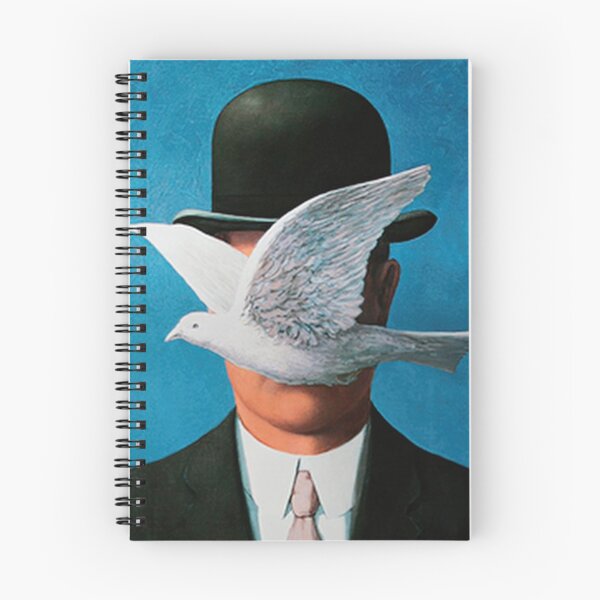 Item preview, rené magritte Merging Lightness and Symbolism art and gift for sales designed and sold by EditorArt.