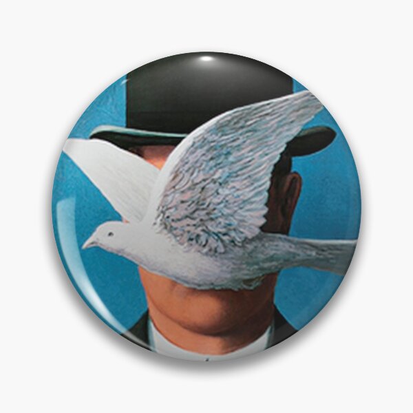 Item preview, rené magritte Merging Lightness and Symbolism art and gift for sales designed and sold by EditorArt.