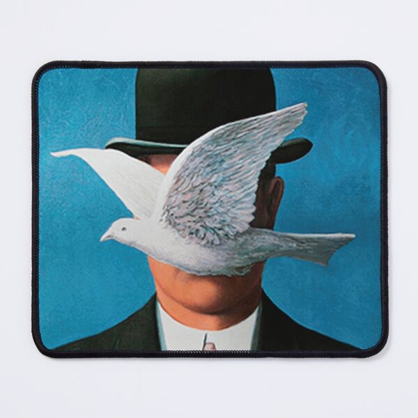 Item preview, rené magritte Merging Lightness and Symbolism art and gift for sales designed and sold by EditorArt.