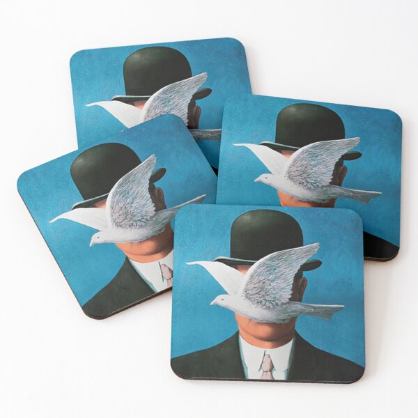 Item preview, rené magritte Merging Lightness and Symbolism art and gift for sales designed and sold by EditorArt.