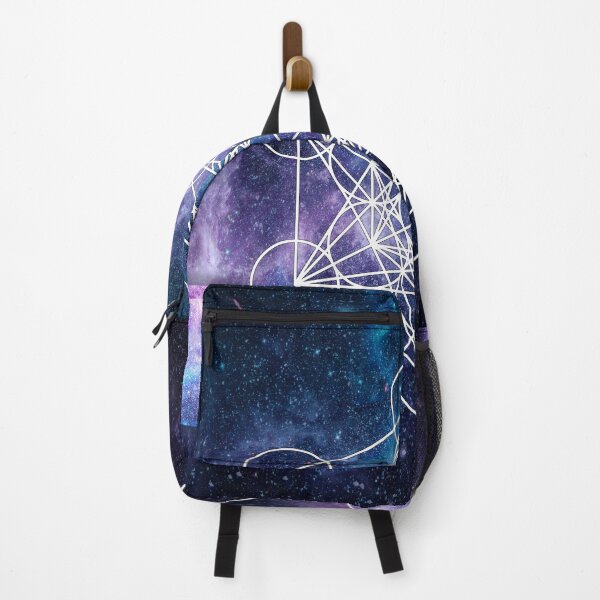 Item preview, Metatron's Cube Galaxy with purple Hexagons designed and sold by christineiris.
