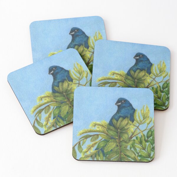 Item preview, Indigo Bunting in the Morning designed and sold by DesignbyMelissa.