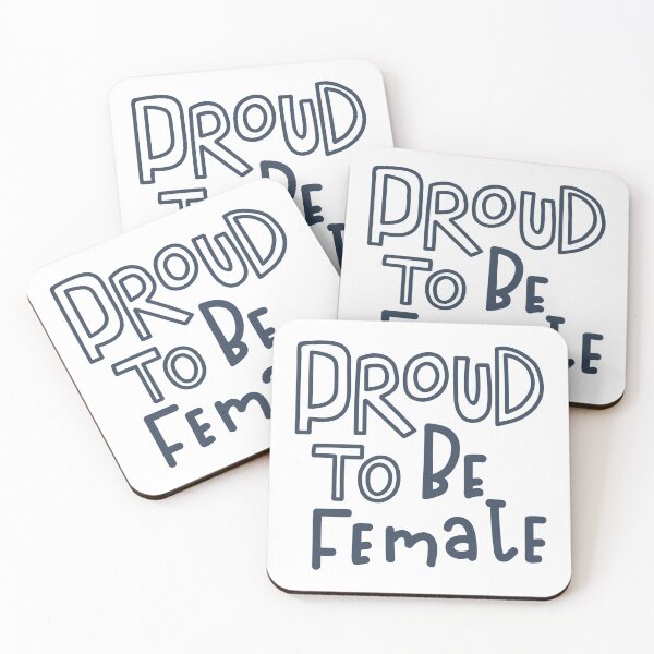 Item preview, Proud to be Female | Feminist feminsim designed and sold by emcazalet.