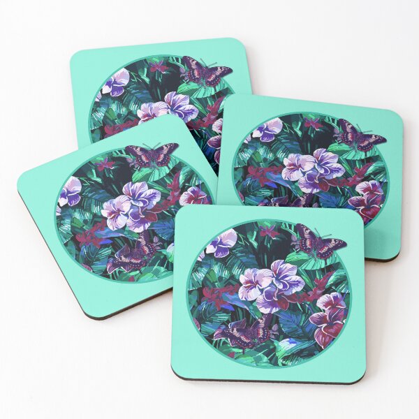 Item preview, Midnight Mahalo Plumeria designed and sold by Nina May Designs.