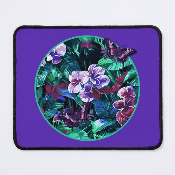 Item preview, Midnight Mahalo Plumeria designed and sold by Nina May Designs.