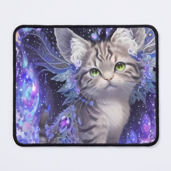 Item preview, Fractal flowers Cat designed and sold by Av-Artful.