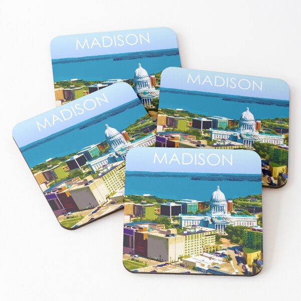 Item preview, Madison, Wisconsin, USA, Print designed and sold by summattodraw.