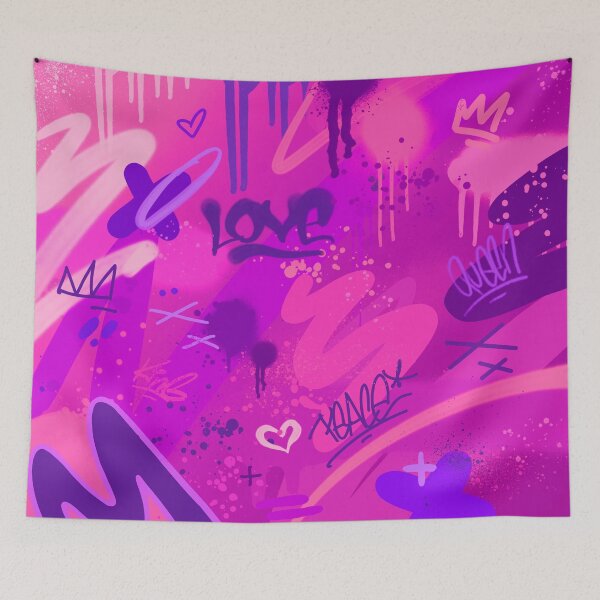 Item preview, Pink street art designed and sold by Wounyz.