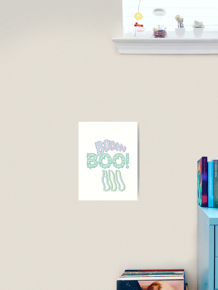 Thumbnail 2 of 3, Art Print, Boo! Boo! Boo! designed and sold by ReeReeDesigns.