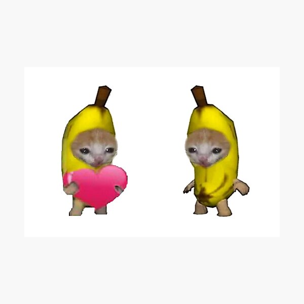 Item preview, banana cats in love designed and sold by AlinaGil.