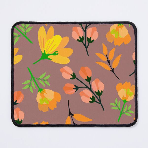 Item preview, Freesia and crocus flowers pattern designed and sold by khachiche.
