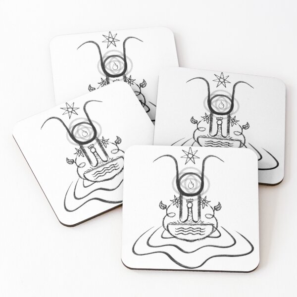 Item preview, Healing Temple (Black on White) designed and sold by Scott K Smith.