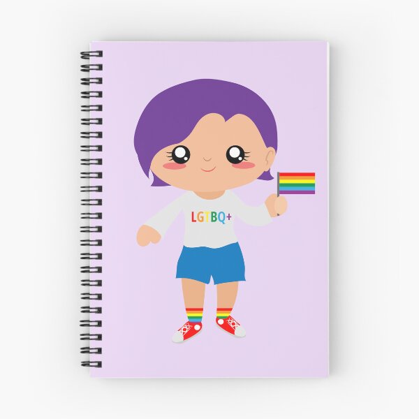 Item preview, Cute girl with purple hair LGBT designed and sold by yessebel.