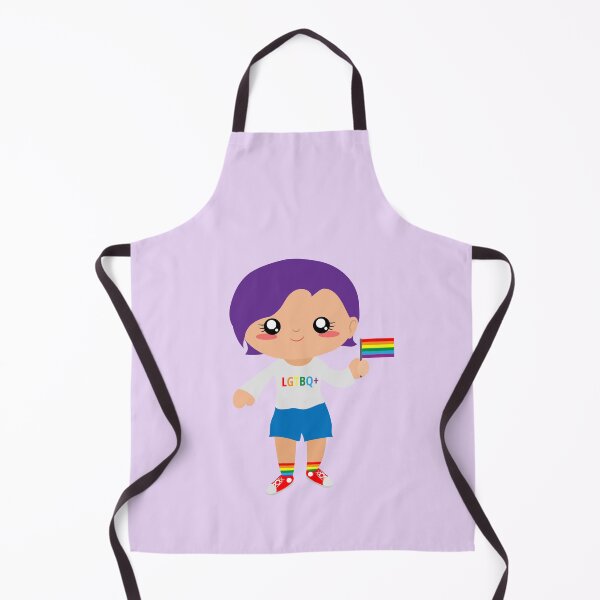 Item preview, Cute girl with purple hair LGBT designed and sold by yessebel.