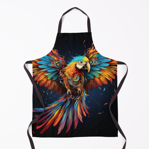 Item preview, Colorful parrot with spread wings designed and sold by ViktorSilni.